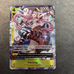 ONE PIECE TCG CARD Perona - OP14-111 Alternate Art The Azure Sea's Seven OP14 - Image 1