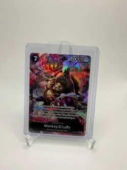 Monkey.D.Luffy OP04-090 Kingdoms of Intrigue Super Rare Foil 7000 Power - Image 1