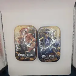 One Piece Card Mini-Tin Pack Set Vol.2 New Sealed.Includes Sabo Tins - Image 2