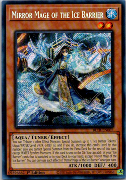Mirror Mage of the Ice Barrier - Secret Rare - BLTR-EN007 - 1st Ed - Yugioh - Image 1
