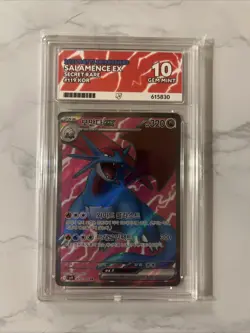 Pokemon Salamence EX Battle Partners Secret Rare ACE Gem Mint 10 Perfect Subs - Image 1