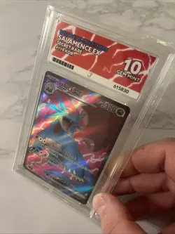 Pokemon Salamence EX Battle Partners Secret Rare ACE Gem Mint 10 Perfect Subs - Image 3