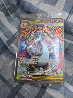 Mega Charizard x EX 023 Me: Mega Evolution Promo Holo Pokemon Card sealed - Image 1