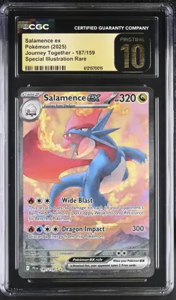 Salamence ex 187/159 Sv09: Journey Together Holo - CGC 10 Pristine - Image 1