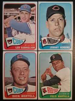 1965 TOPPS BASEBALL LOT OF 24 DIFFERENT VG-EX - Image 2