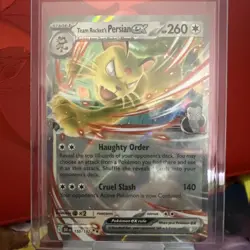Team Rocket's Persian ex 150/182 Destined Rivals Double Rare Pokemon Card - Image 1