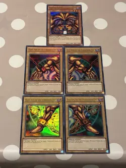 Yu-Gi-Oh Exodia the Forbidden One Full Set YGLD-ENA17-21 Ultra Rare - Image 1