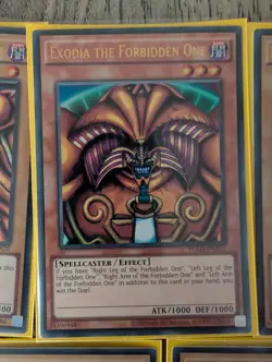 Yu-Gi-Oh Exodia the Forbidden One Full Set YGLD-ENA17-21 Ultra Rare - Image 3