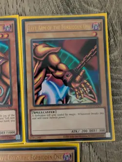 Yu-Gi-Oh Exodia the Forbidden One Full Set YGLD-ENA17-21 Ultra Rare - Image 4