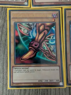 Yu-Gi-Oh Exodia the Forbidden One Full Set YGLD-ENA17-21 Ultra Rare - Image 5