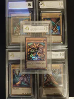 Exodia the Forbidden One Complete Set YGLD Ultra Rare ENA17 - ENA21 - Image 1