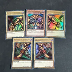 Yu-Gi-Oh Exodia the Forbidden One 1st Edition Complete Set YGLD-ENA17-21 - Image 1