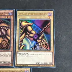 Yu-Gi-Oh Exodia the Forbidden One 1st Edition Complete Set YGLD-ENA17-21 - Image 4