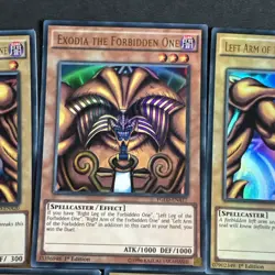 Yu-Gi-Oh Exodia the Forbidden One 1st Edition Complete Set YGLD-ENA17-21 - Image 5