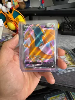 Charizard V SWSH050 Promo NM Pokemon Card Black Star Promo HOLO pack fresh - Image 1