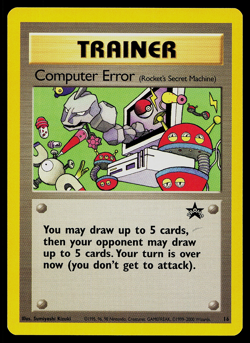 Pokemon Card - Computer Error WoTC Black Star Promo 16 - Image 1