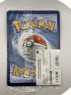 Pikachu At The Museum, Pokemon Natural History Museum Jumbo Promo Pokemon Card - Image 2