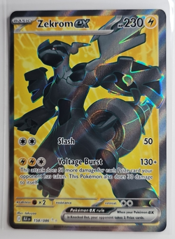 Zekrom ex 158/086 Ultra Rare SV Black Bolt Pokemon Card NM - Image 1