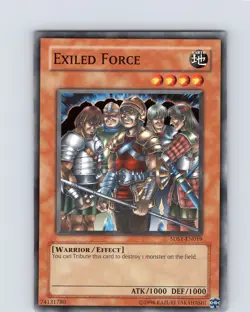Yu-Gi-Oh TCG Exiled Force 5DS1-EN019 Unlimited Regular Common Card NM - Image 1