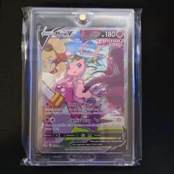 Pokemon Mew v Holo Alternative Art Ultra Rare TCG Fusion Strike Card 251/264 - Image 1