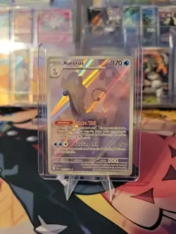 Aurorus 092/088 Illustration Rare Full Art Pokemon Card Perfect Order English - Image 1