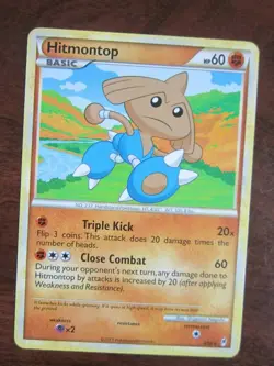 HITMONTOP POKEMON CARD 8/95 CALL OF LEGENDS NON HOLO NEVER PLAYED NM- - Image 1