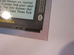 EP17 ISLAND GIANT TOPPS TV ANNIMATION POKEMON BLUE LOGO CARD NON HOLO FOIL NM- - Image 3