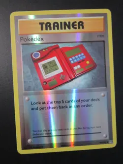 POKEDEX TRAINER REVERSE HOLO POKEMON CARD 82/108 XY EVOLUTIONS NEVER PLAYED NM- - Image 1
