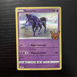 Pokemon Trick or Trade Spectrier Holo Rare 120 HP Card 081/196 Eng 2022 - Image 1