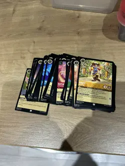 Approx 75 Disney Lorcana First Chapter EN1 Bulk Bundle Cards - Image 1