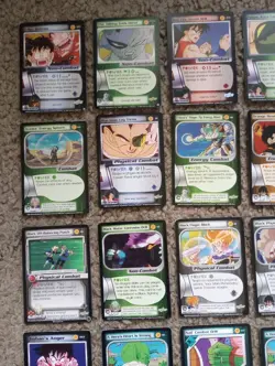 Dragon Ball Z CCG 40 Card Lot Saiyan Frieza Trunks Saga Score 2000 - 2003 Vtg - Image 2