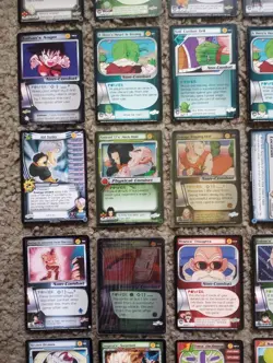 Dragon Ball Z CCG 40 Card Lot Saiyan Frieza Trunks Saga Score 2000 - 2003 Vtg - Image 4