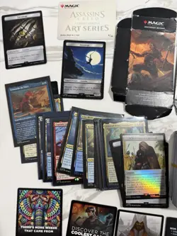 Magic: The Gathering Assassin's Creed Art Series Card Lot Foil/Regular - Image 2