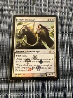 Knight Exemplar - FOIL - Media Promo - NM - MTG - Image 1