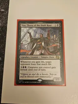 MTG Vito, Thorn of the Dusk Rose Anime Art Foundations Jumpstart - Image 1