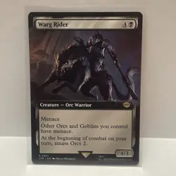 MTG / Warg Rider / LTR / #831 / Regular (Extended Art) / Rare / NM - Image 1