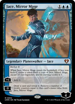 x1 Jace, Mirror Mage M MTG Commander Masters M/NM, English - Image 1