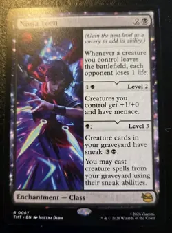 Ninja Teen 0067 Rare Teenage Mutant Ninja Turtles Magic: The Gathering - Image 1