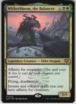 MTG Witherbloom, the Balancer NM Secrets of Strixhaven Magic 245 - Image 1