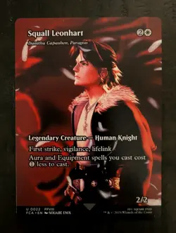 Squall Leonhart Danitha Capashen Paragon Showcase MTG Final Fantasy NM - Image 1
