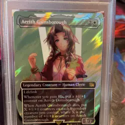 2025 MTG Final Fantasy EN Borderless Surge Foil #0519 Aerith Gainsborough - Image 4