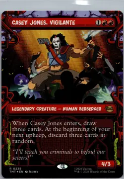 Casey Jones, Vigilante (0235) (Showcase) Teenage Mutant Ninja Turtles Foil - Image 1