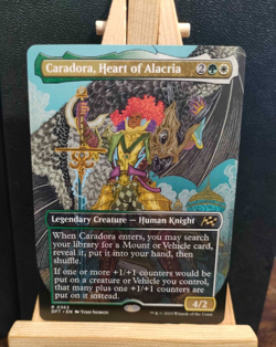 Caradora, Heart of Alacria - Borderless - Aetherdrift - Rare - NM (see pics) MTG - Image 1