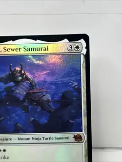Leonardo, Sewer Samurai -Teenage Mutant Ninja Turtles Foil NM M 0017 MTG - Image 3
