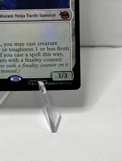 Leonardo, Sewer Samurai -Teenage Mutant Ninja Turtles Foil NM M 0017 MTG - Image 5