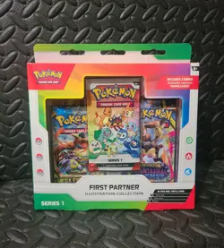 First Partner Illustration Collection Series 1 Pokemon New - Image 1