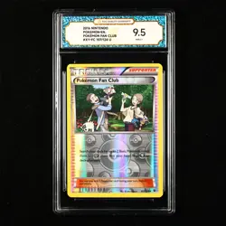 TQG 9.5 MINT+ 2016 Pokemon ENG Pokemon Fan Club 107/124 U - Image 1