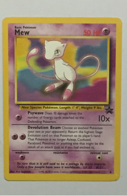 POKEMON - MEW #8 - BLACK STAR PROMO SET - (LP ) LIGHTLY PLAYED - Image 1