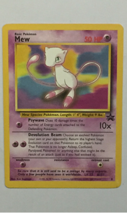 POKEMON - MEW #8 - BLACK STAR PROMO SET - (LP ) LIGHTLY PLAYED - Image 2