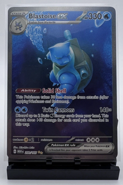 Blastoise ex 200/165 SIR Pokemon Scarlet & Violet 151 Full Art Mint - Image 1